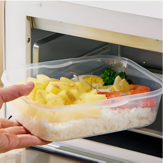 Plastic Food Container - 6 Pcs
